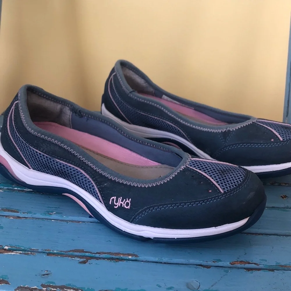 Ryka Women's Blue Slip-On Shoes - Picture 2 of 8